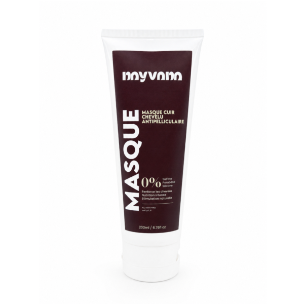 NAYVANA – Masque Cuir Chevelu Antipelliculaire 200 ml | Sans Sulfate